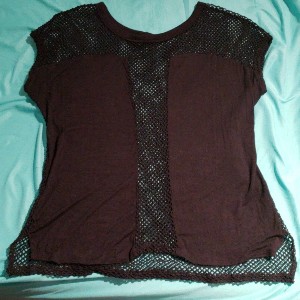 Black sheer top